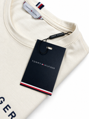 Camiseta Tommy Hilfiger - Algodão Egípicio - Off White
