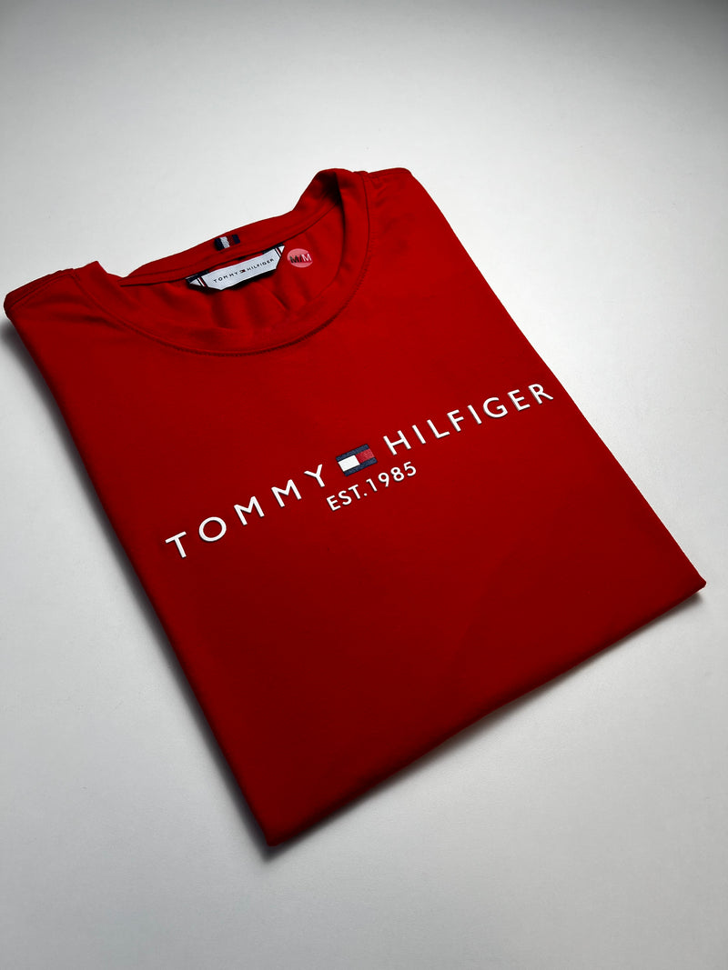 Camiseta Tommy Hilfiger - Vermelha - Algodão Egípcio