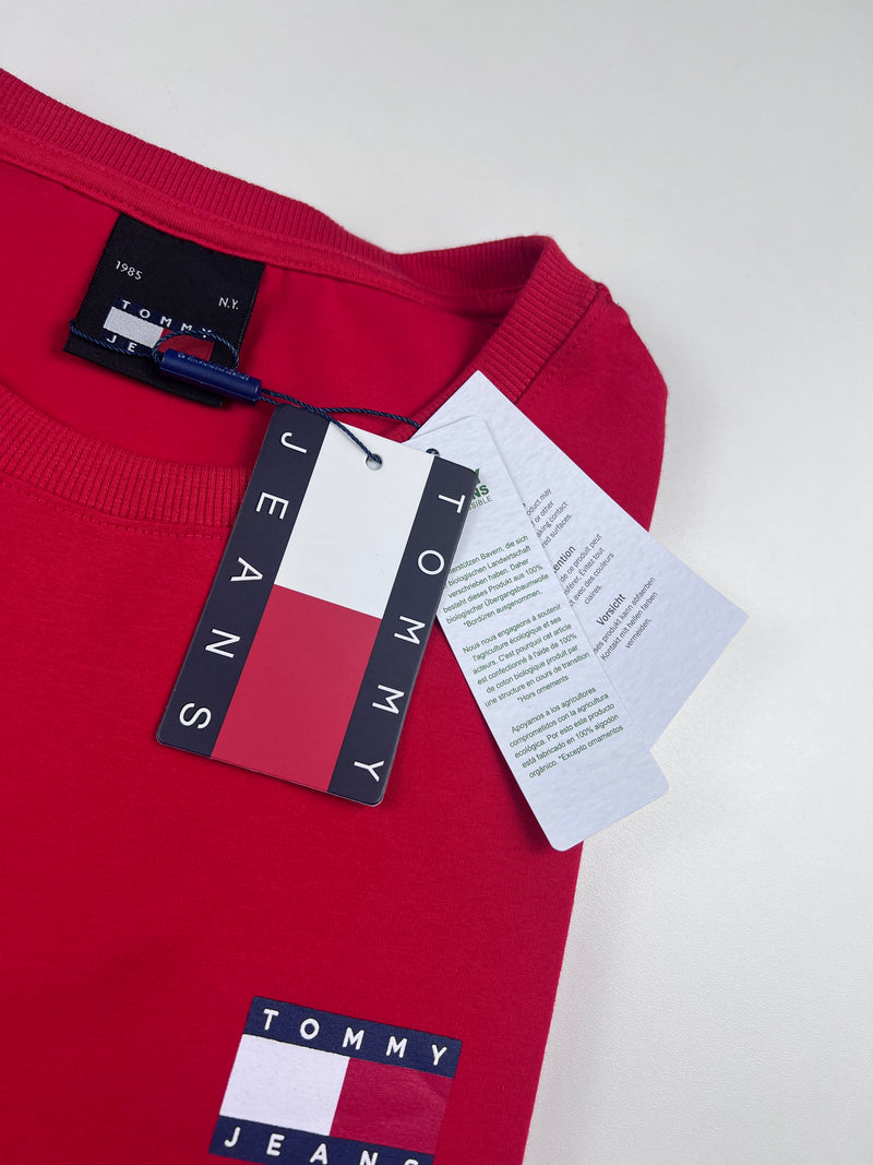 Camiseta Tommy Jeans - Vermelha - Pima Strech