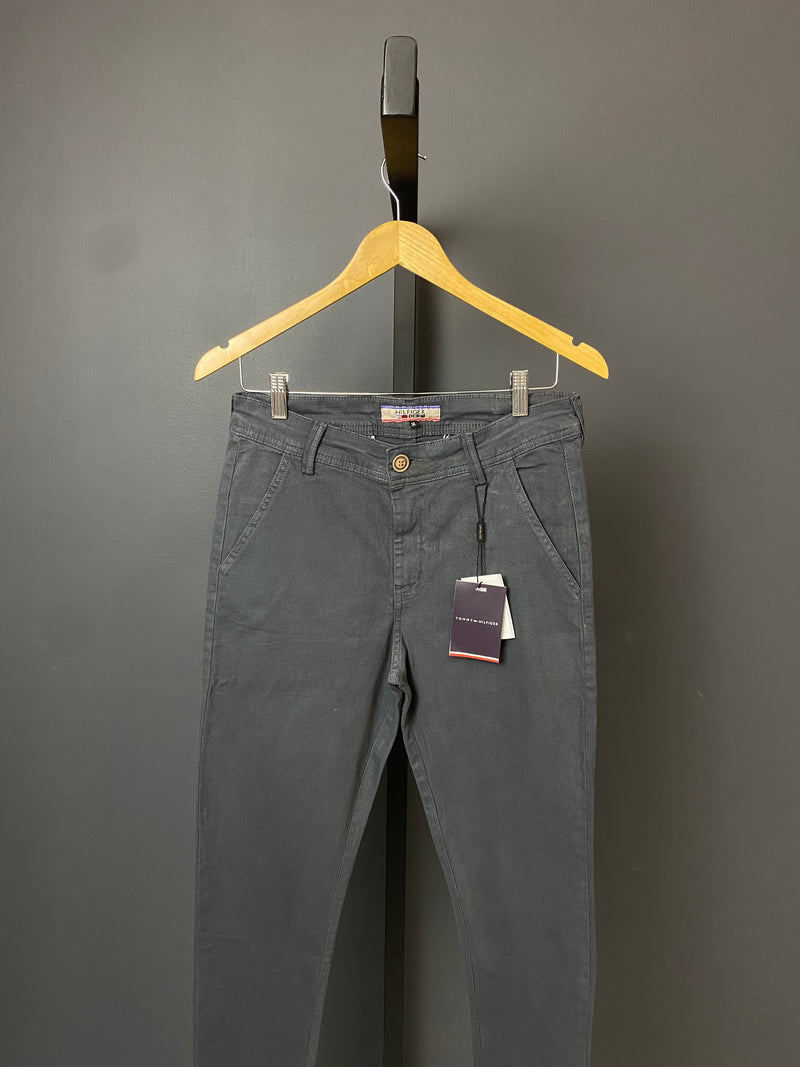 Calça Sarja Tommy Hilfiger  - Chumbo