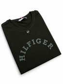 Camiseta Tommy Hilfiger - Algodão Egípicio - Verde Militar