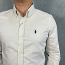 Camisa Social Polo Ralph Lauren Oxford - Caqui