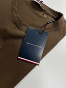 Camiseta Tommy Hilfiger - Marrom - Algodão Egípcio