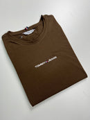 Camiseta Tommy Jeans - Marrom - Algodão Egípcio