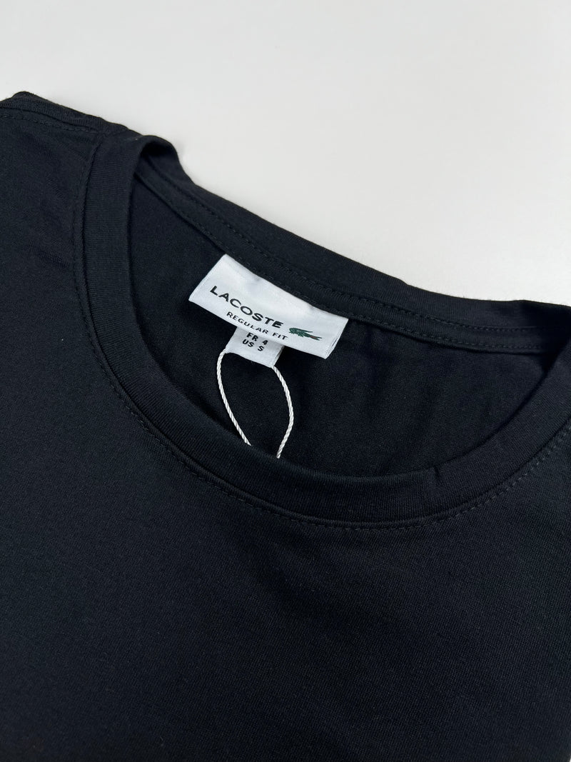 Camiseta Lacoste - Preta - Algodão Egípicio