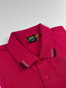 Camisa Gola Polo Hugo Boss -  Vermelha