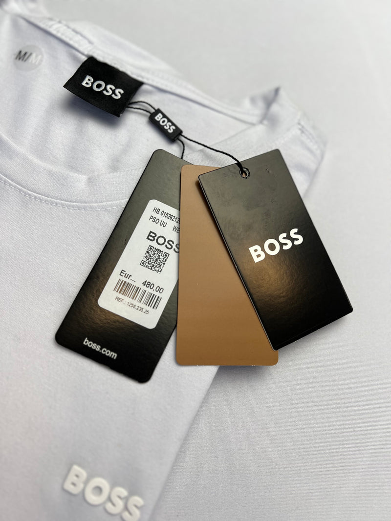 Camiseta Hugo Boss - Branca - Algodão Egípicio