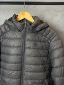 Jaqueta Puffer  Peluciada Tommy Hilfiger - Preta