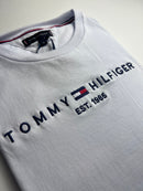 Camiseta Tommy Hilfiger - Branca - Seda Pima
