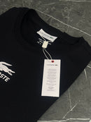 Camiseta Lacoste  - Preta  - Seda Pima