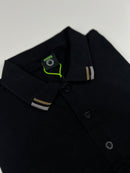Camisa Gola Polo Hugo Boss -  Preta