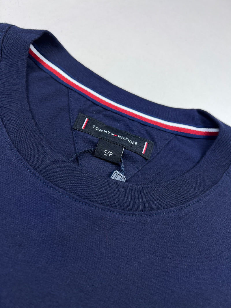 Camiseta Tommy Hilfiger - Azul Marinho - Seda Pima