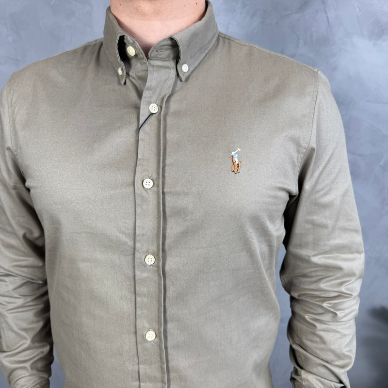 Camisa Social Polo Ralph Lauren Sarja  - Verde Musgo