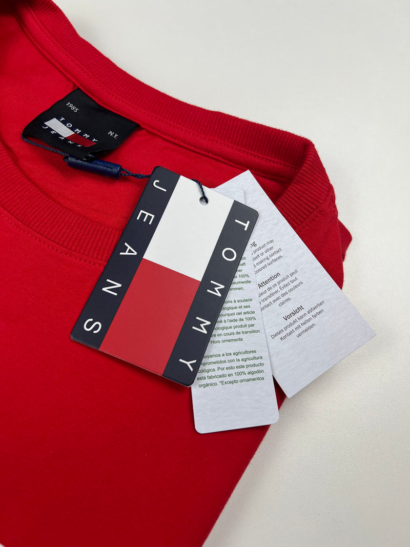 Camiseta Tommy Jeans - Vermelha - Pima Strech