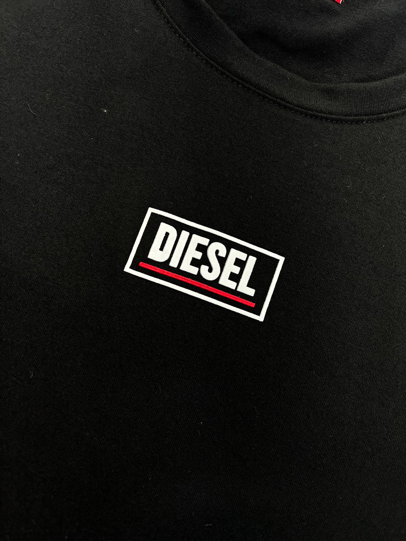 Camiseta Diesel - Preta - Algodão Egipcio