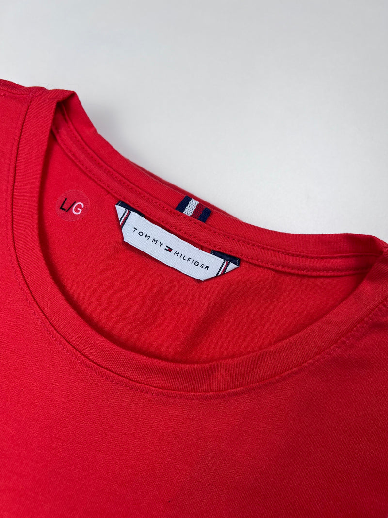 Camiseta Tommy Hilfiger  - Vermelha - Algodão Egípicio