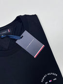 Camiseta Tommy Hilfiger- Preta -  Pima Chinese Soft Touch