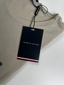 Camiseta Tommy Hilfiger - Bege - Algodão Egípcio