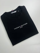 Camiseta Tommy Hilfiger - Preta  - Algodão Egípcio