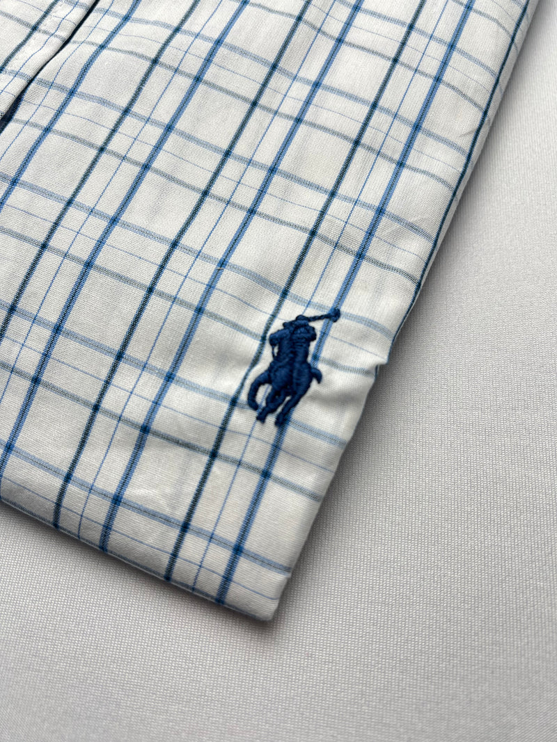 Camisa Social Polo Ralph Lauren Oxford - Xadrez BR/AZ