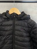 Jaqueta Puffer  Peluciada Tommy Hilfiger - Preta