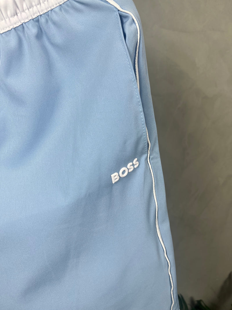 Short Tactel Hugo Boss - Azul Bebê