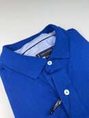 Camisa Gola Polo Plus Size Tommy Hilfiger - Azul Royal