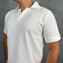 Gola Polo Zara Texturizada - Off White