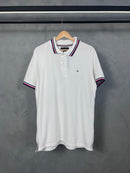 Camisa Gola Polo Tommy Hilfiger - Off White