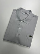 Camisa Gola Polo Lacoste - Cinza Claro