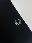 Camiseta  Fred Perry - Preta - Algodão Egípcio