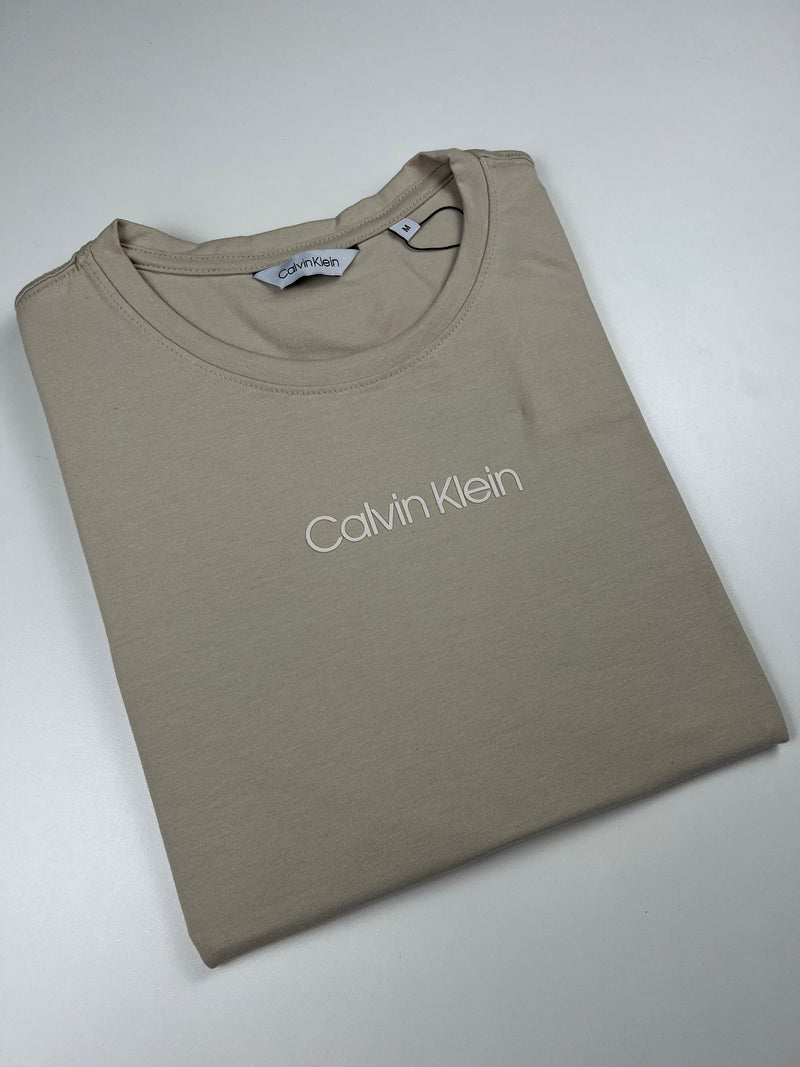 Camiseta Calvin Klein - Bege - Algodão Egípcio