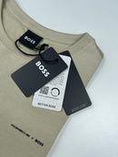 Camiseta Porsche x Boss - Bege -  Pima Chinese Soft Touch