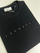 Camiseta Lacoste  Plus Size - Preta - Algodão Egípcio