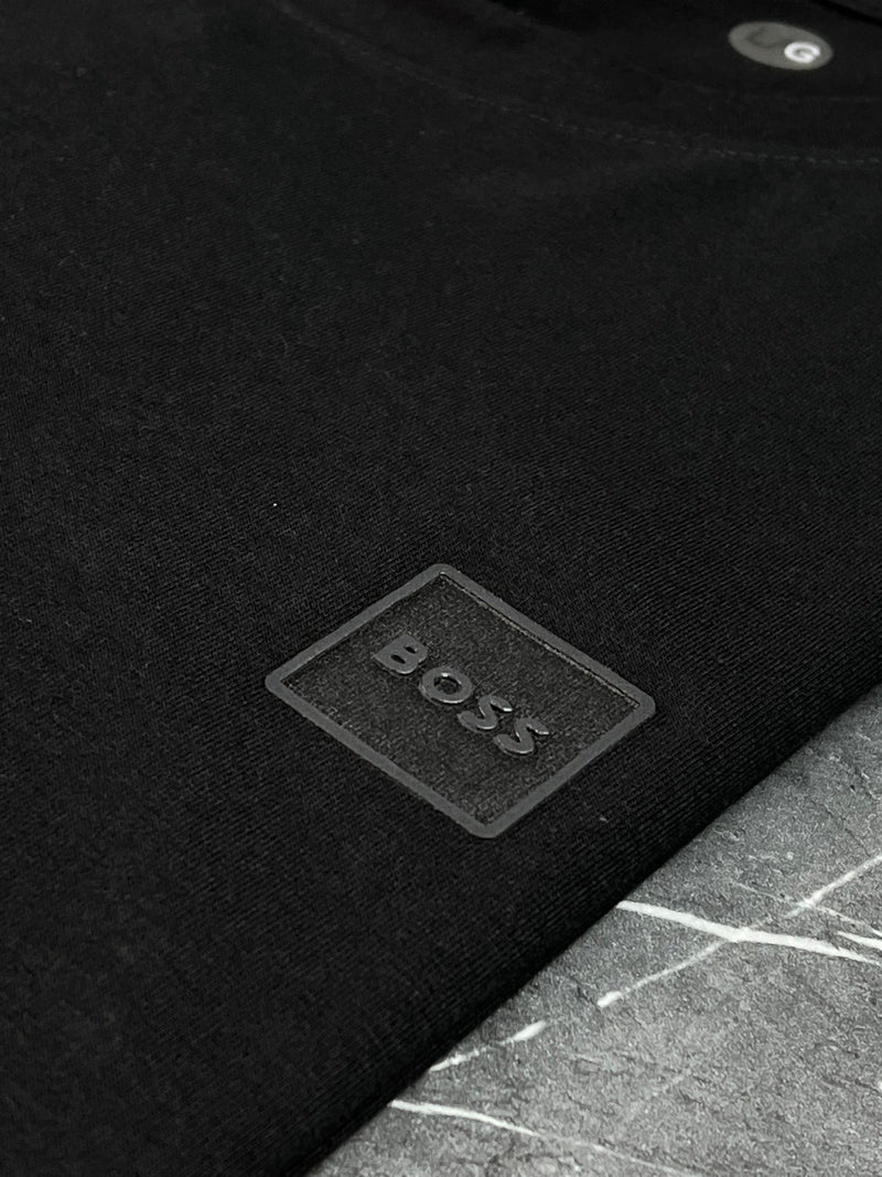 Camiseta Hugo Boss - Preta - Algodão Egípcio