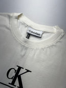 Camiseta Calvin Klein - Off White    - Seda Pima