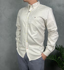 Camisa Social Tommy Hilfiger Regular - Bege