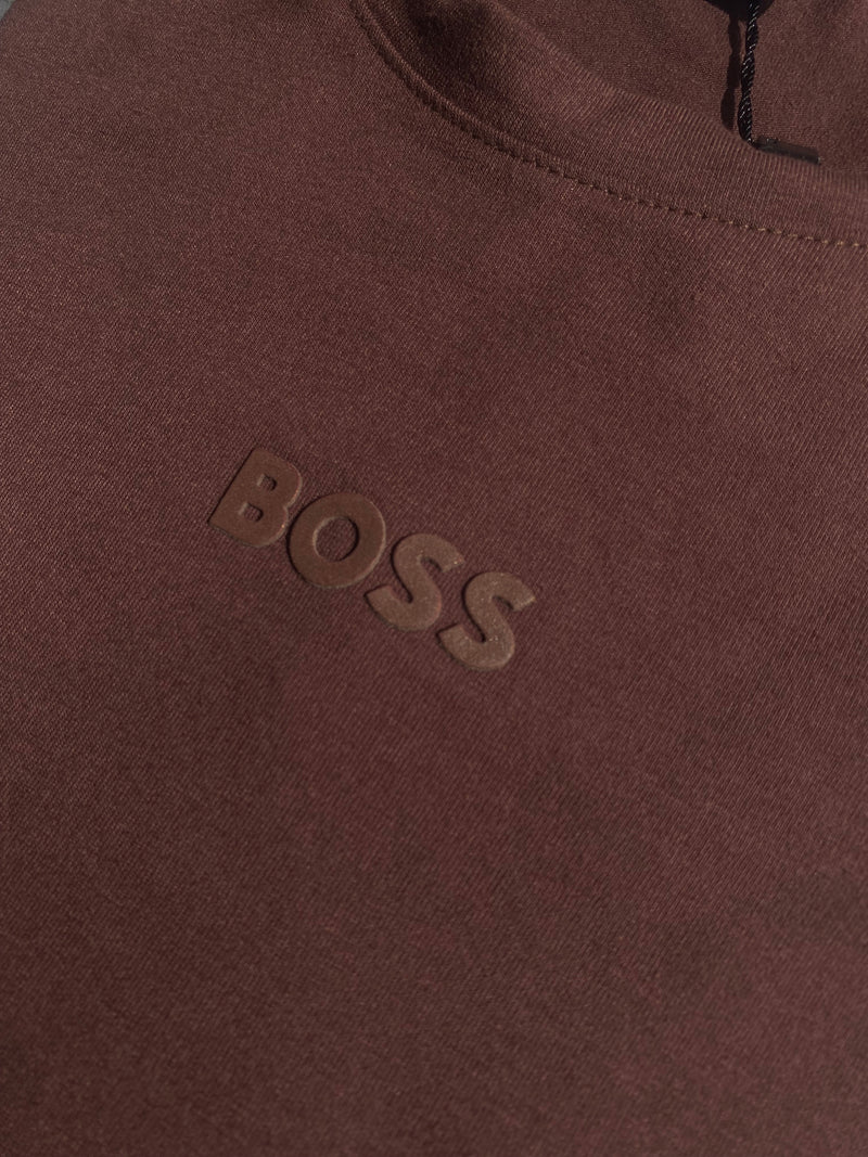Camiseta Hugo Boss - Marrom - Algodão Egípicio