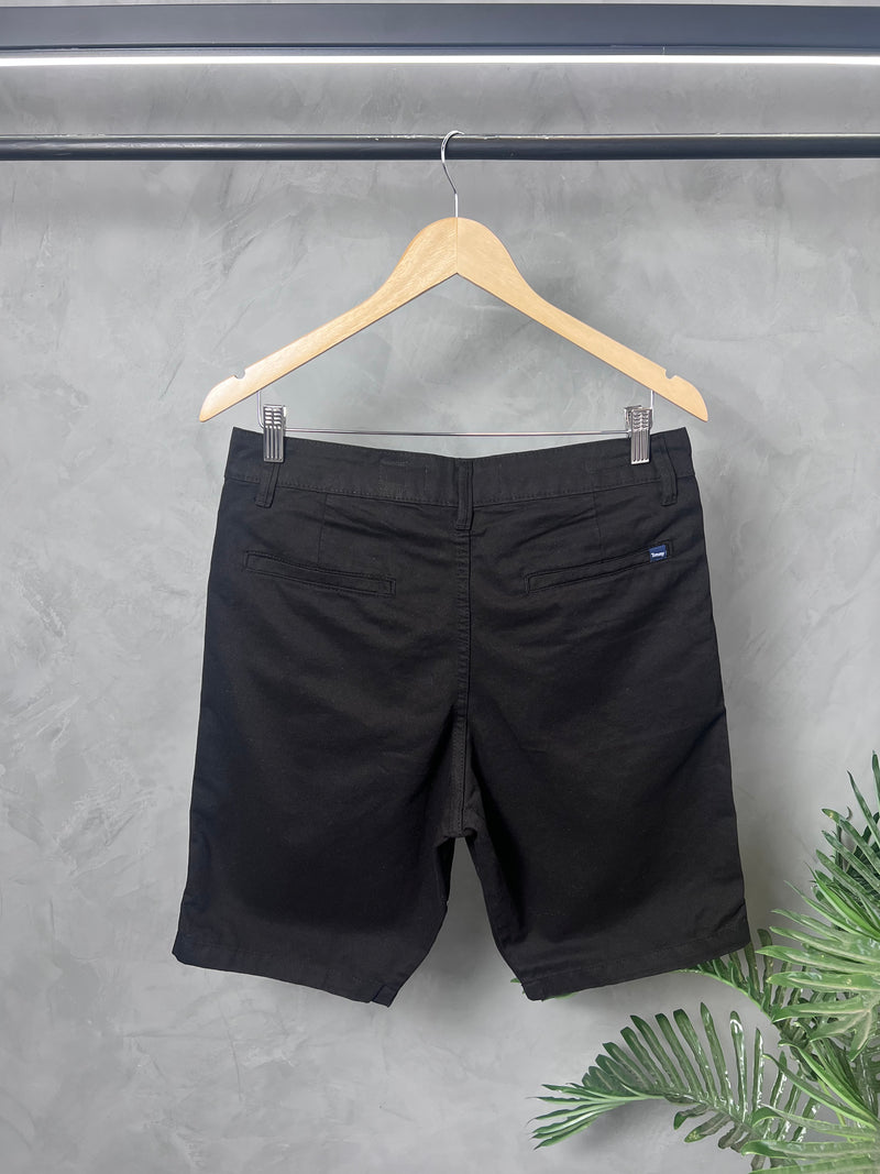 Bermuda Sarja Tommy Hilfiger - Preta