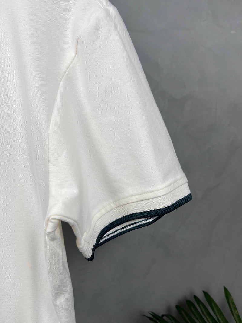 Camisa Gola Polo Colcci - Off White