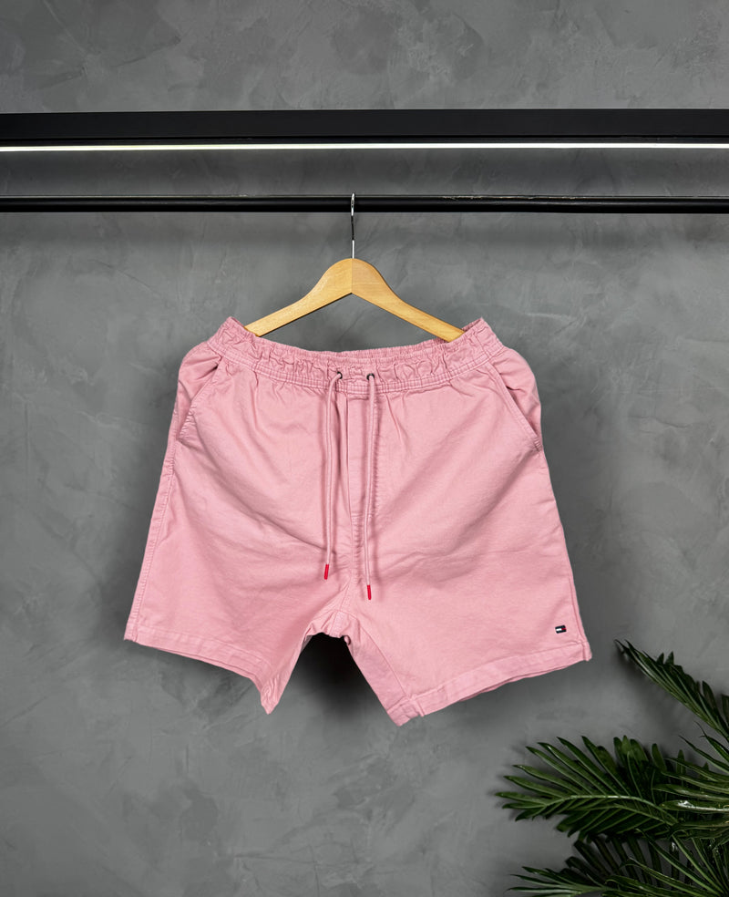 Short Sarja - Tommy Hilfiger - Rosa