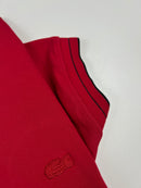 Camisa Gola Polo Lacoste Paris C/Ziper - Vermelha