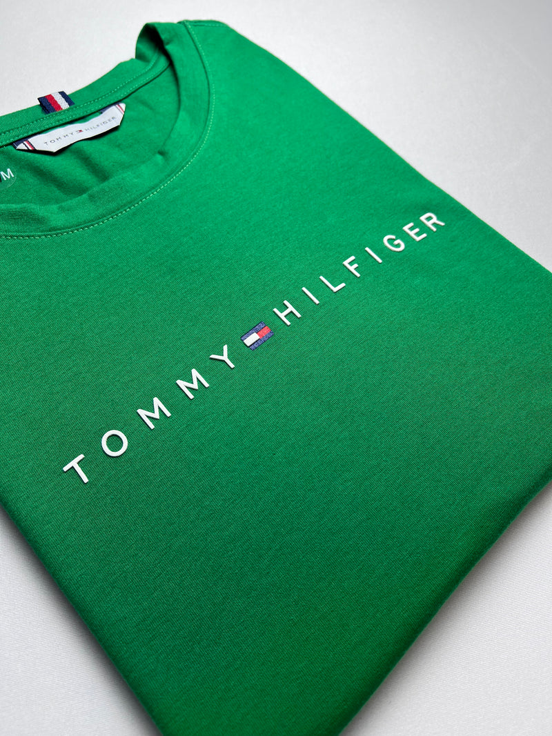 Camiseta Tommy Hilfiger - Verde - Algodão Egípcio