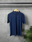 Camisa Gola Polo Hugo Boss - Azul Marinho - Tecnológica