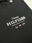 Camiseta Tommy Hilfiger - Preta - Algodão Egípcio