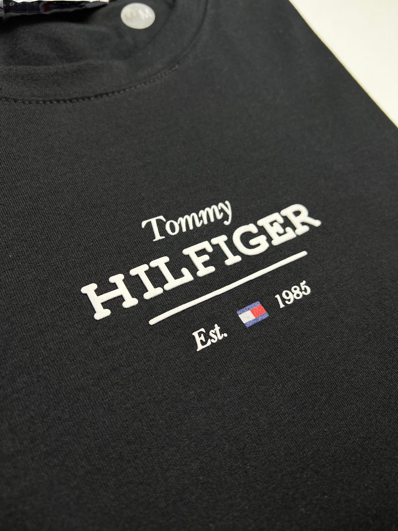 Camiseta Tommy Hilfiger - Preta - Algodão Egípcio