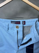 Bermuda Sarja Tommy Hilfiger - Azul  Bebê