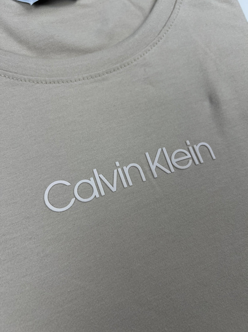 Camiseta Calvin Klein - Bege - Algodão Egípcio