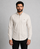 Camisa Social Tommy Hilfiger Regular - Bege