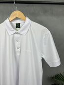 Camisa Gola Polo Hugo Boss -  Branca